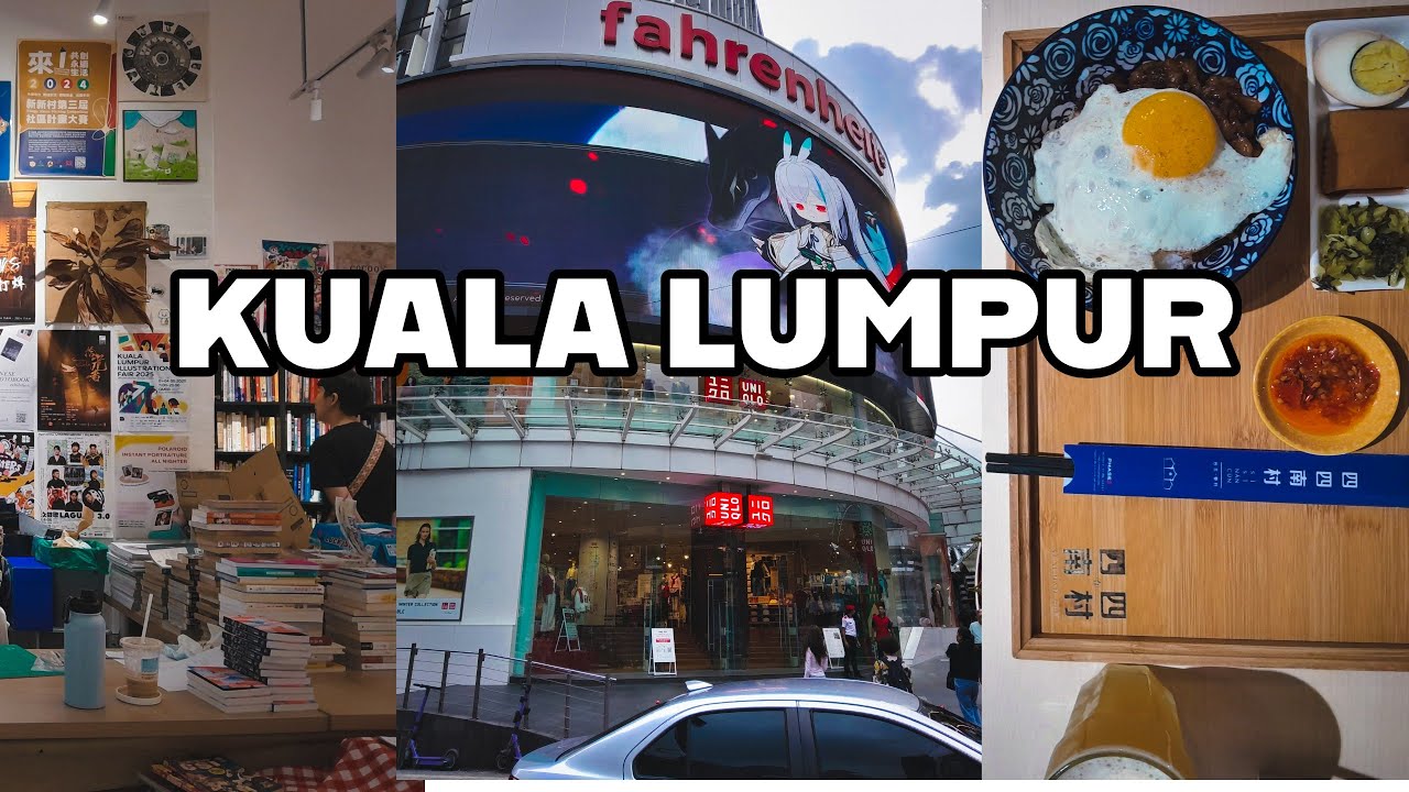 Kuala Lumpur Vlog December 2025 | Bookstore and Comfort Food Tour