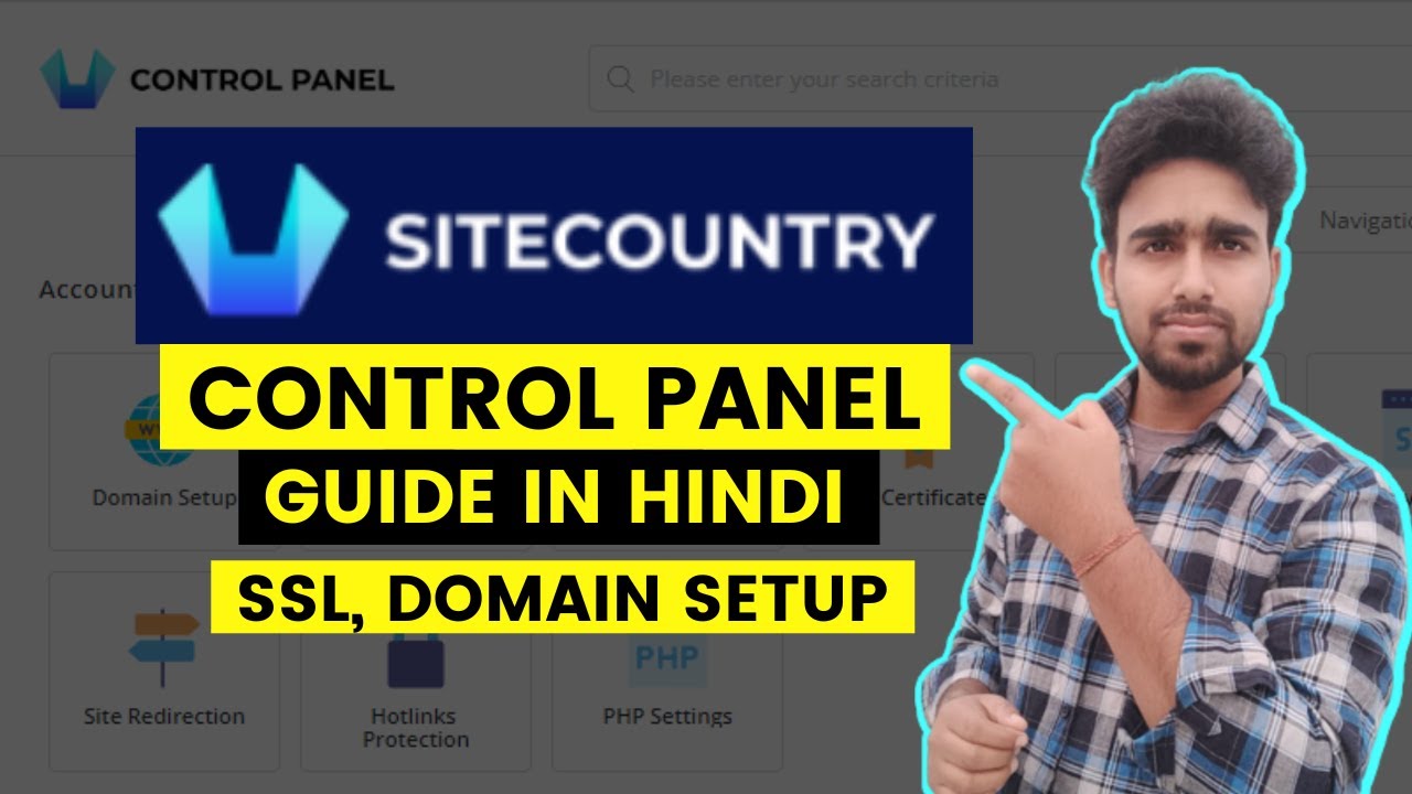 Sitecountry Control Panel Guide, how to install WordPress, SSL, Addon Domain Complete Guide in Hindi