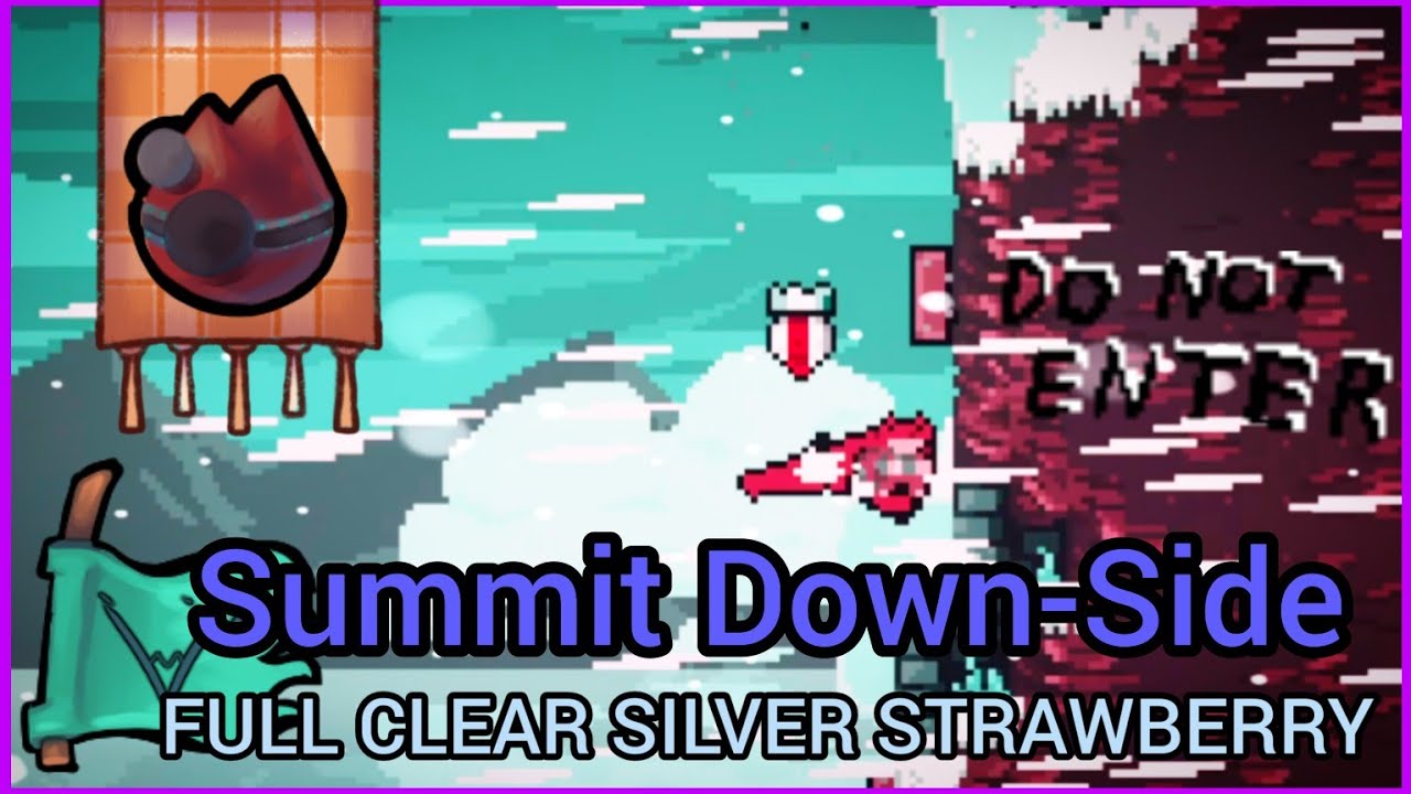 (2:30~) Summit Down-Side Full Clear Silver Strawberry | Strawberry Jam Expert Lobby | Modded Celeste