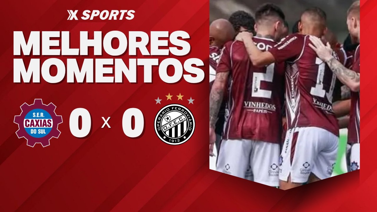 CAXIAS 0 X 0 OPER&Aacute;RIO- MELHORES MOMENTOS - COPA SUL-SUDESTE