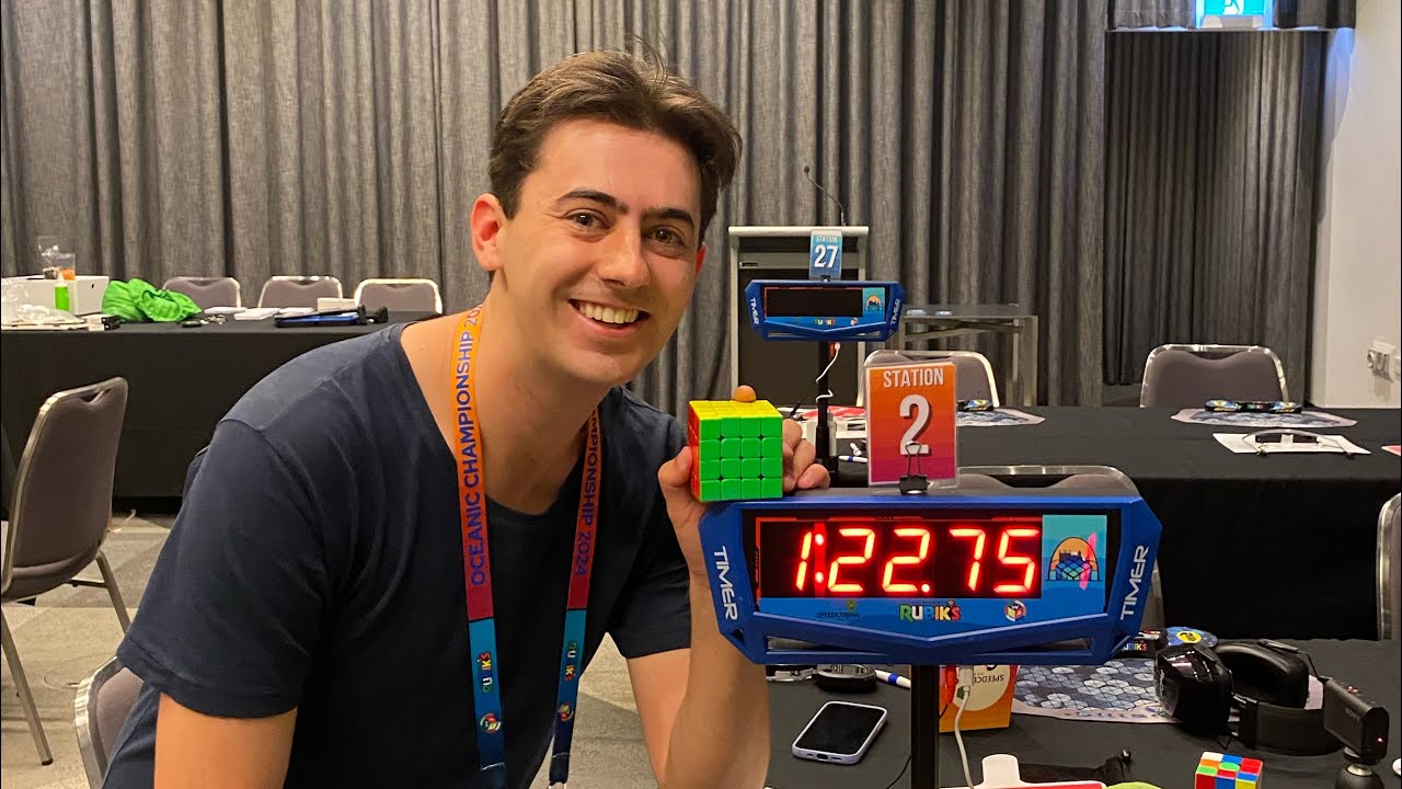 [OcR, Oceanic Champion] 1:22.75 4BLD Single | Michael Tripodi