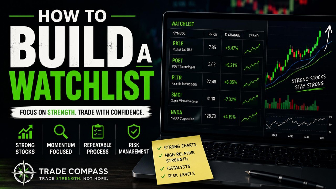 How To Build a Watchlist | Swing Trading For Beginners
