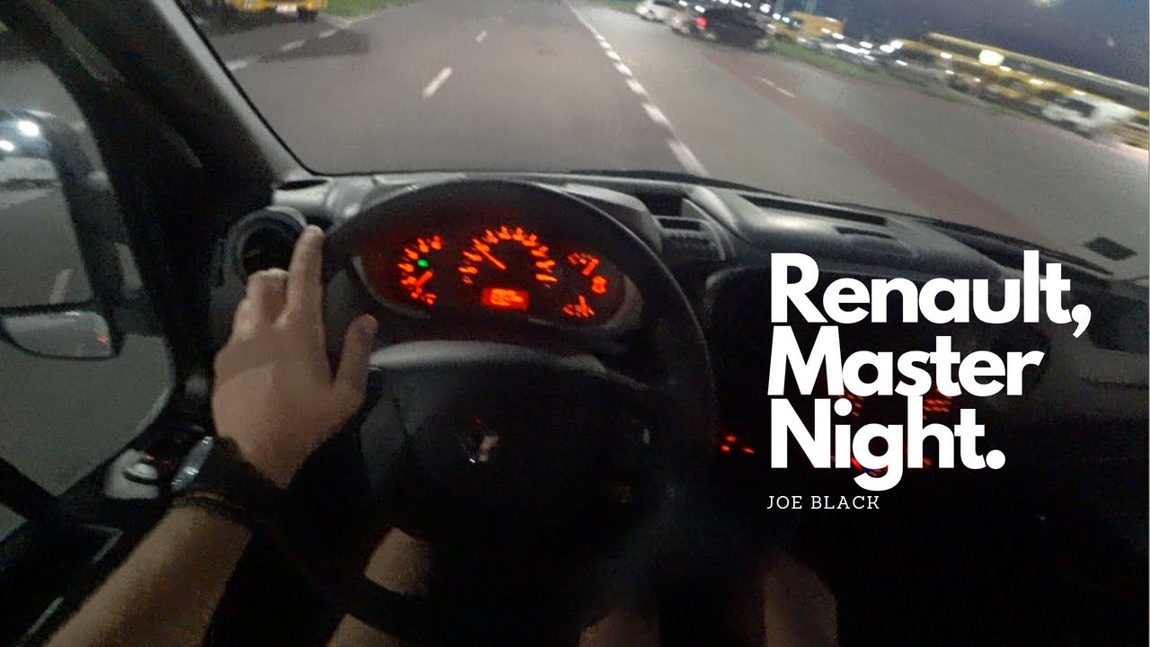 New Renault Master Night 2.3 DCI 130 HP 4K | POV Test Drive #090 Joe Black
