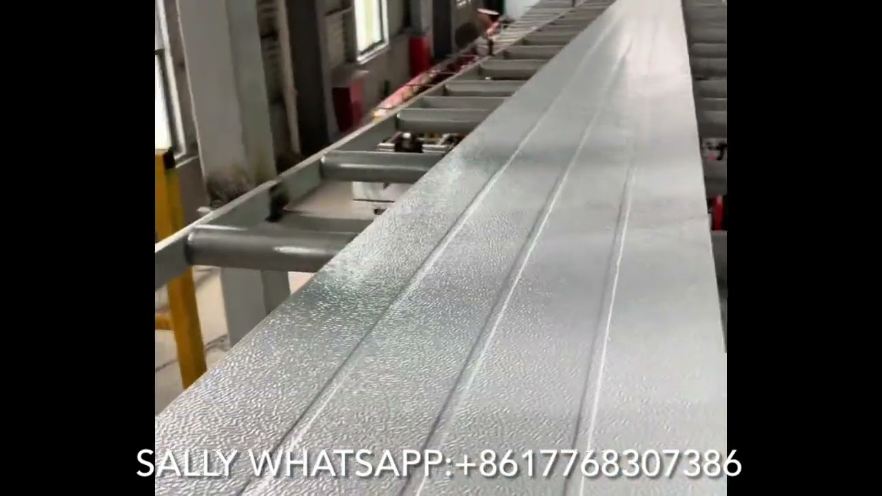 #Foam garage door equipment#rollformingmachine #machine 