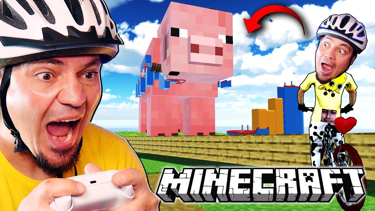 🚲 Nowe mapy MINECRAFT w SYMULATORZE ROWERU! | Descenders