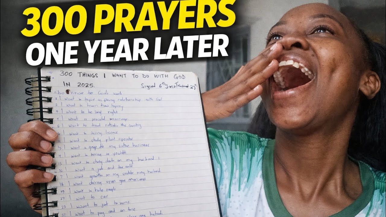 A Year Later: Reviewing 300 Prayers I Wrote to God in January 2025