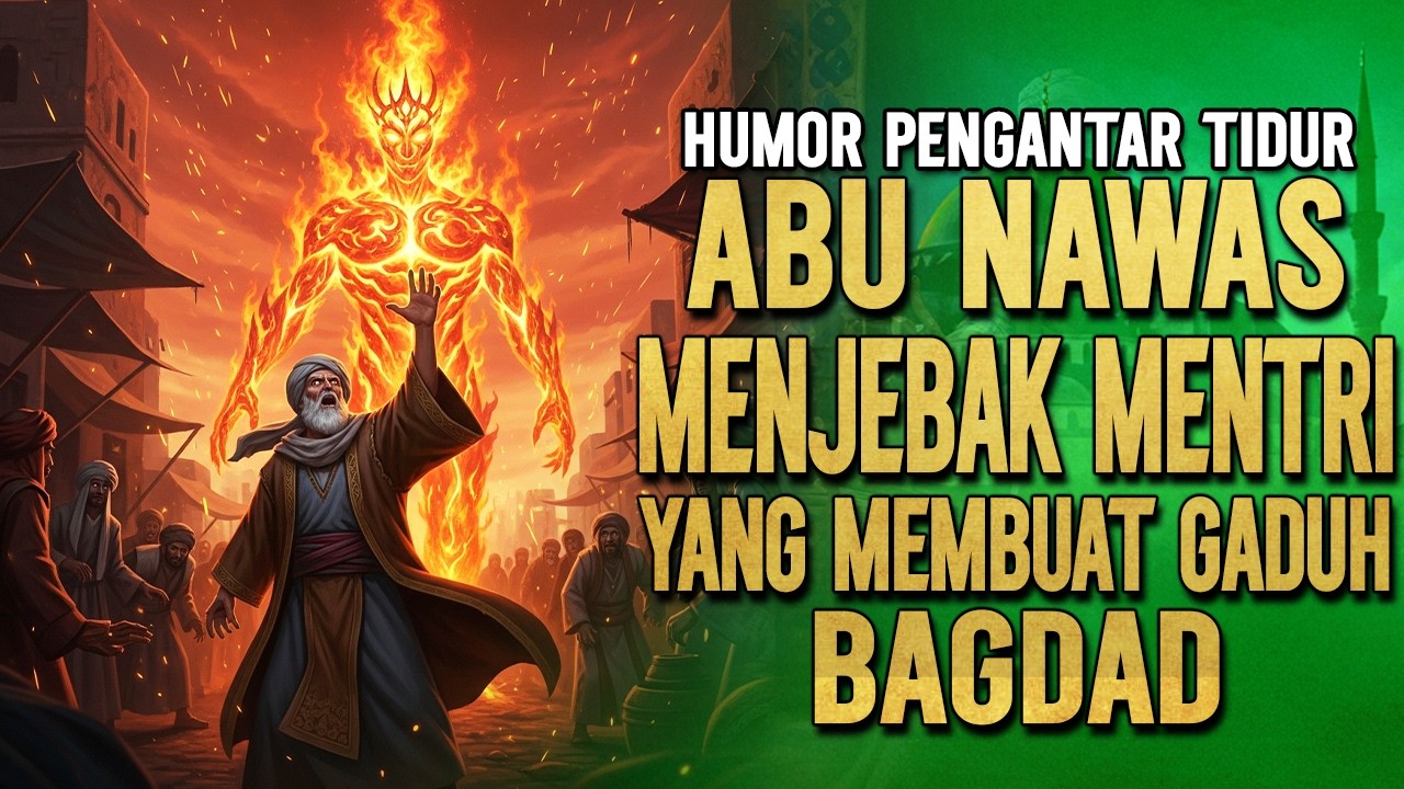 ABU NAWAS MENJEBAK MENTRI PEMBUAT ONAR BAGDAD || KISAH ABU NAWAS PENGATAR TIDUR