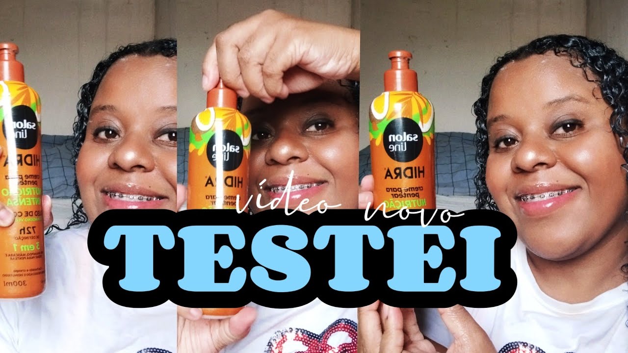 Testei o óleo de coco da SALON LINE 😱 Resultado real!