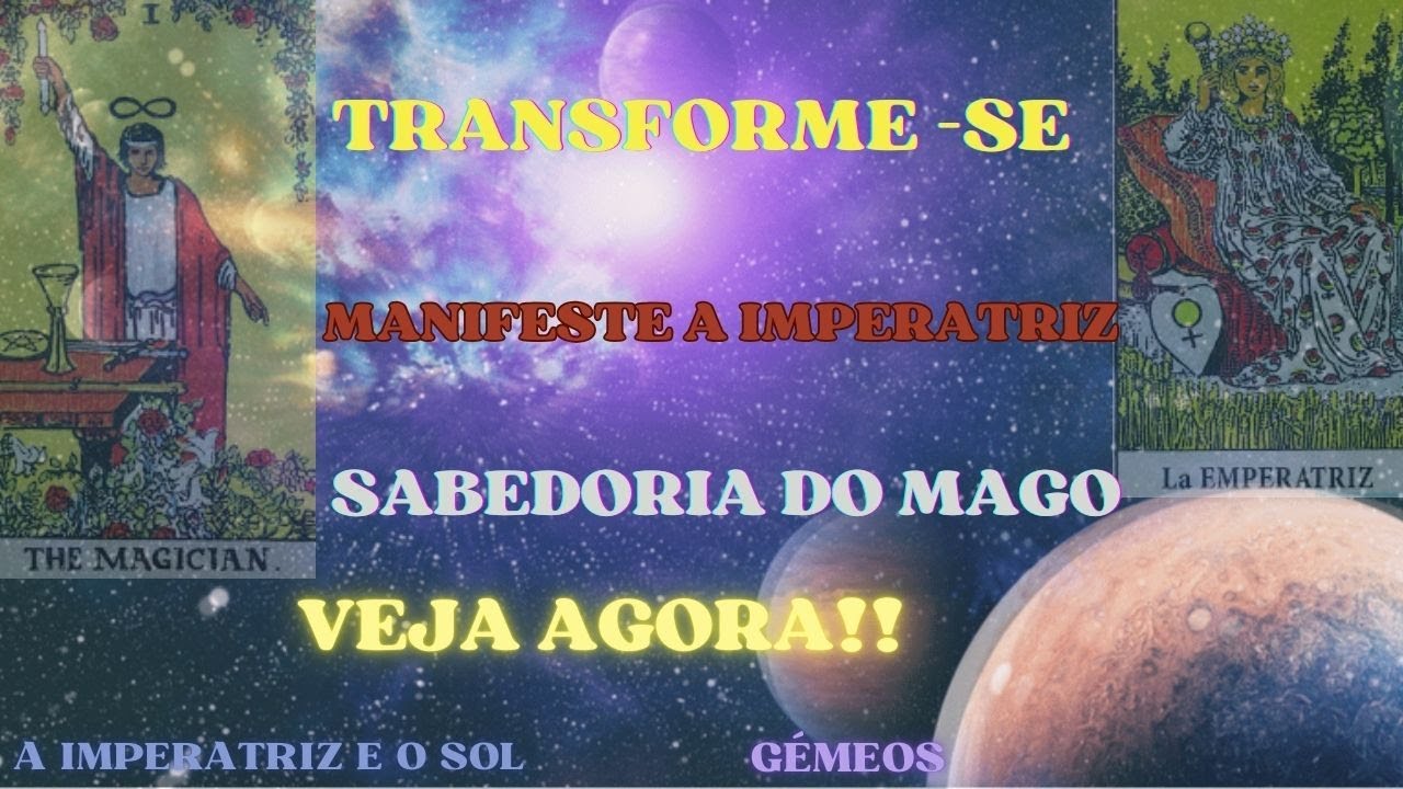 🦋🦋GÉMEOS ♊♊TRANSFORORME SE💯 MANIFESTE A IMPERATRIZ 👑💎SABEDORIA DO MAGO🦉🦉
