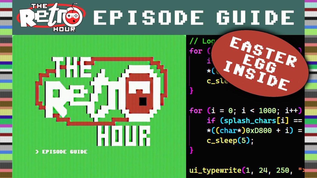 The Retro Hour 🎧 Commodore 64 📺 Episode Guide 📗