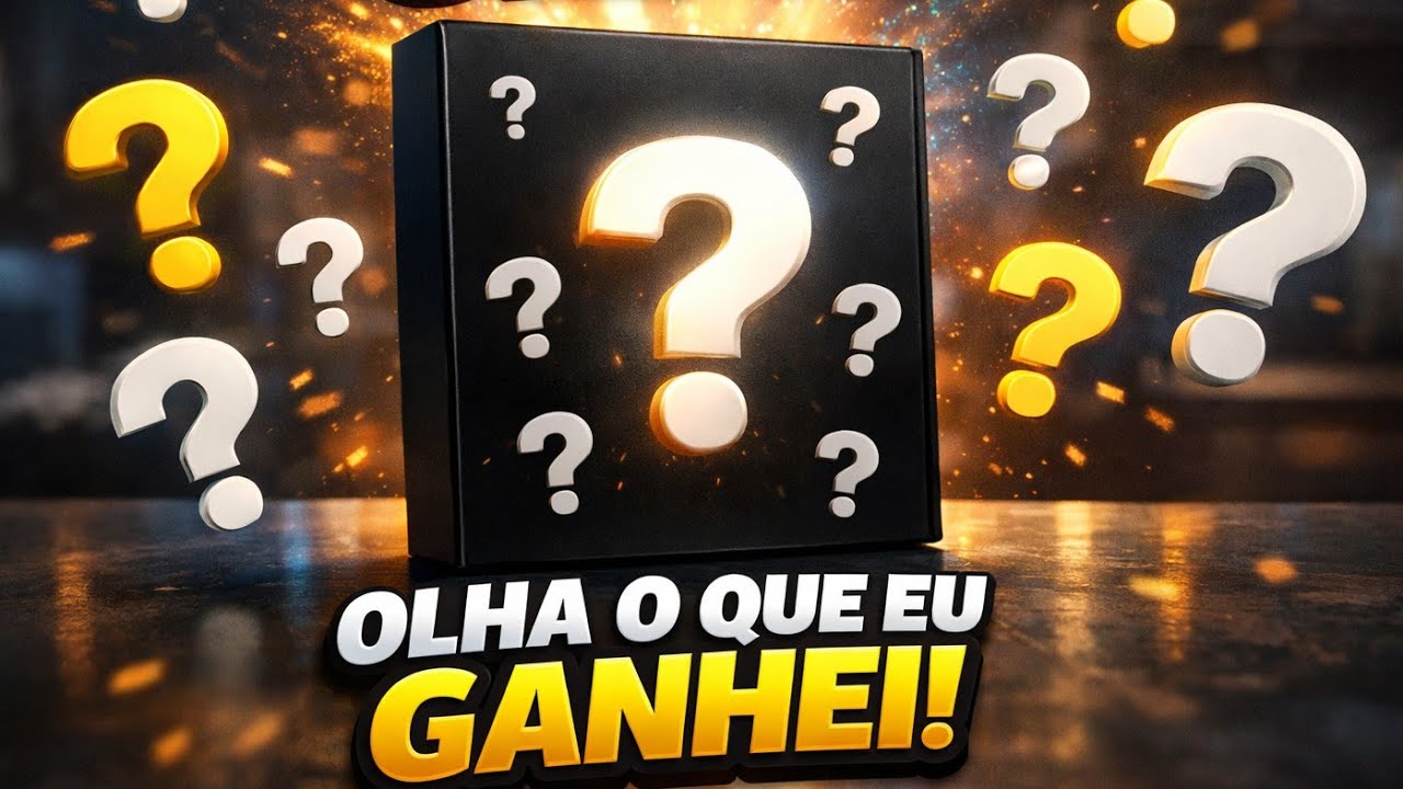 UNBOXING! OLHA OQUE EU GANHEI!