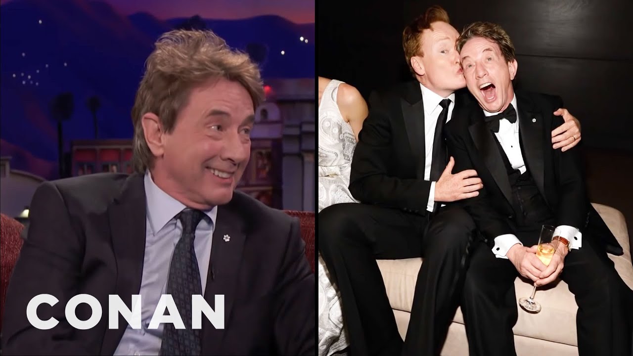 Martin Short & Conan Are Regulars At The Vanity Fair Oscar Party | CONAN on TBS