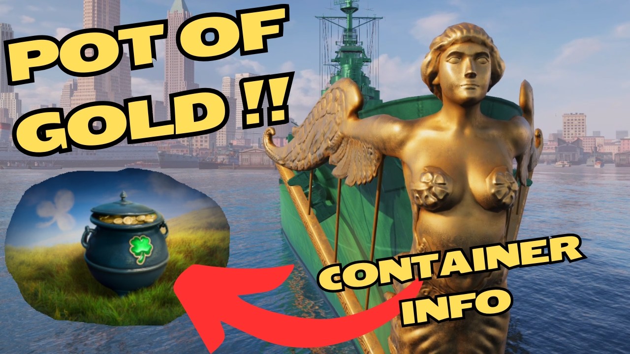 Обновление ко Дню Святого Патрика — Корабли, скины, контейнеры — World of Warships Legends