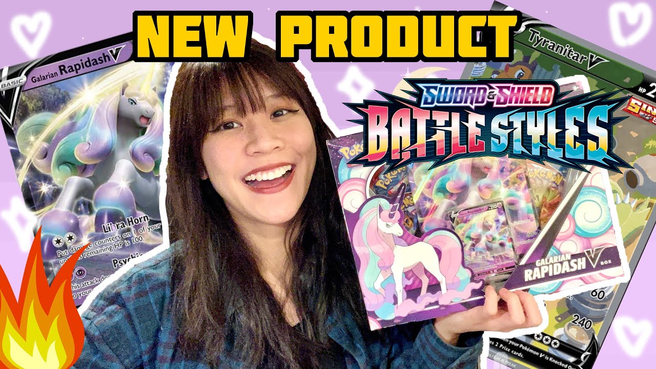 *New* Pokemon GALARIAN RAPIDASH V BOX Opening! Worth it? Pokemon Card Opening *Rainbow pulled!*