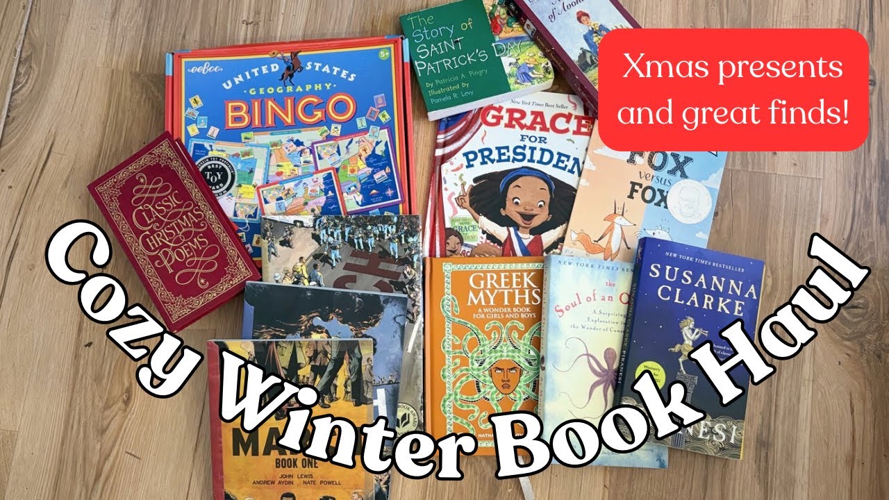 Winter and Christmas Book Haul! | Secular Homeschool 