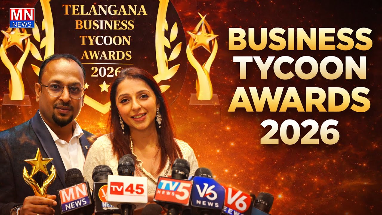 TELANGANA BUSINESS TYCOON AWARDS 2026 || MN NEWS || #tycoon #bhumikachawla #awards #business