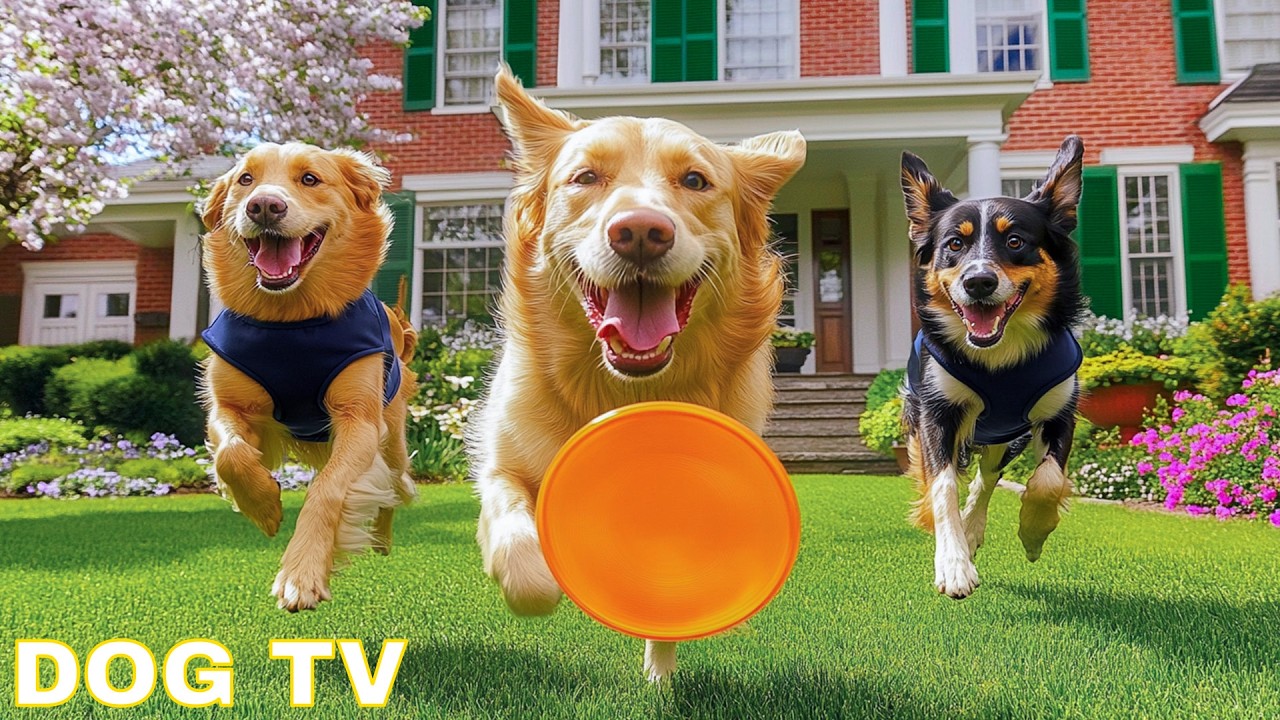 12 Hours of Dog TV for Dogs to Watch 🌼 Dog Relaxation Music - Calming Music for Dogs NO ADS