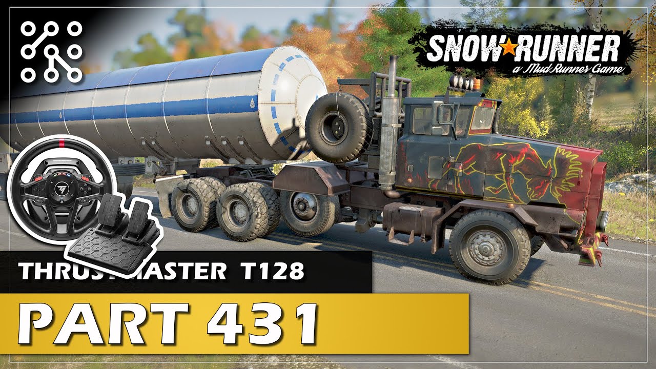 Jak jsem přišel o všechnu vodu | SNOWRUNNER CZ | Thrustmaster T128 | Lets play | Česky