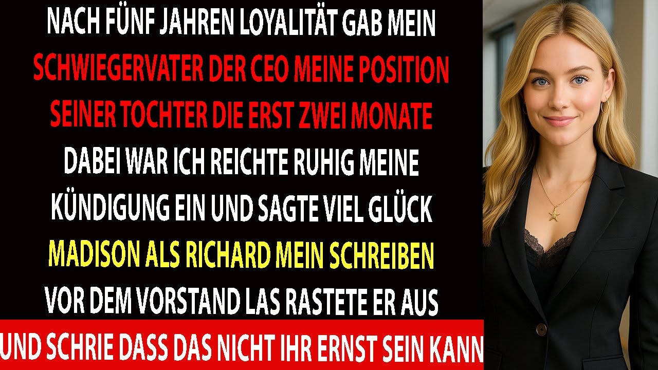 Der CEO lächelte, als er mich feuerte – bis er meinen Brief las und alles zerbrach.