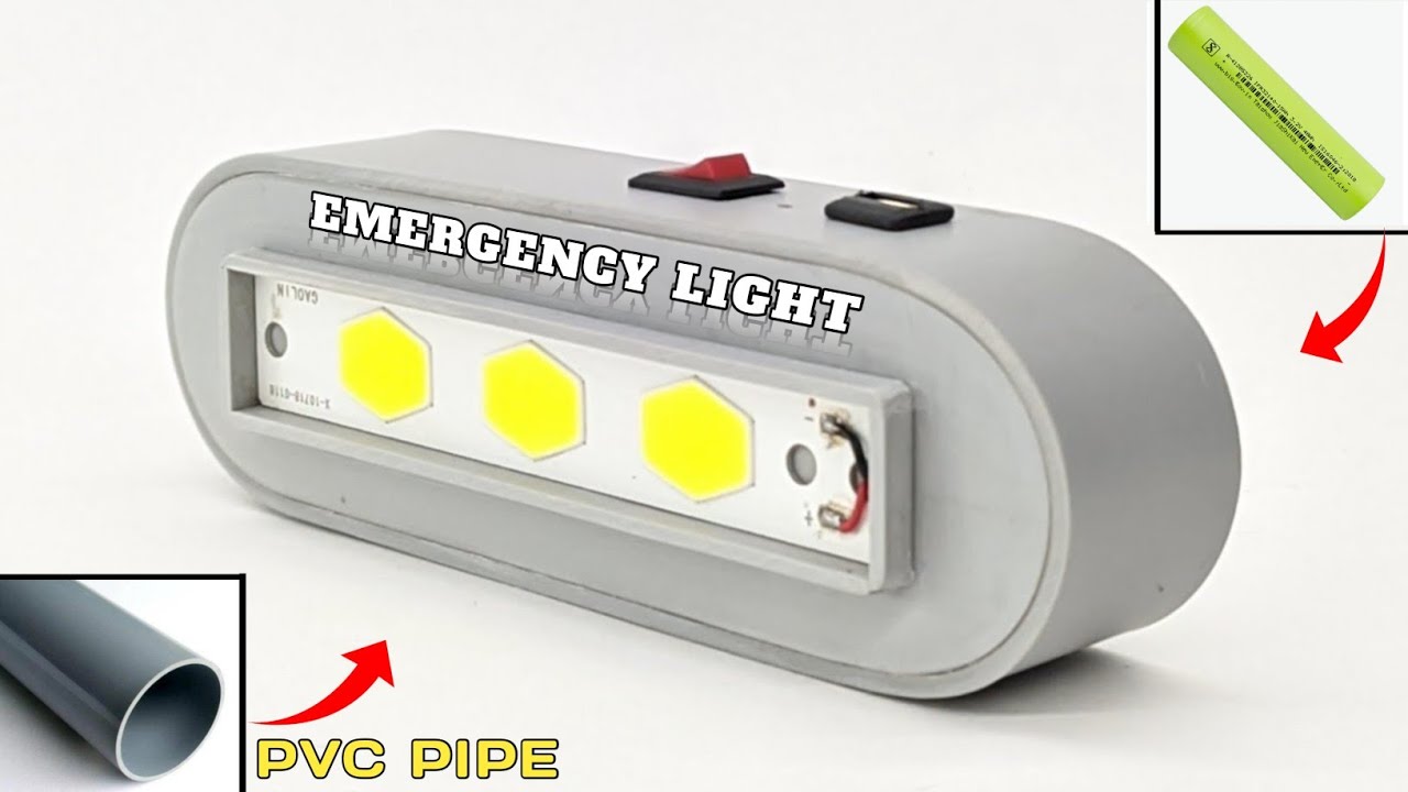 How To Make Rechargeable Emergency Light At Home