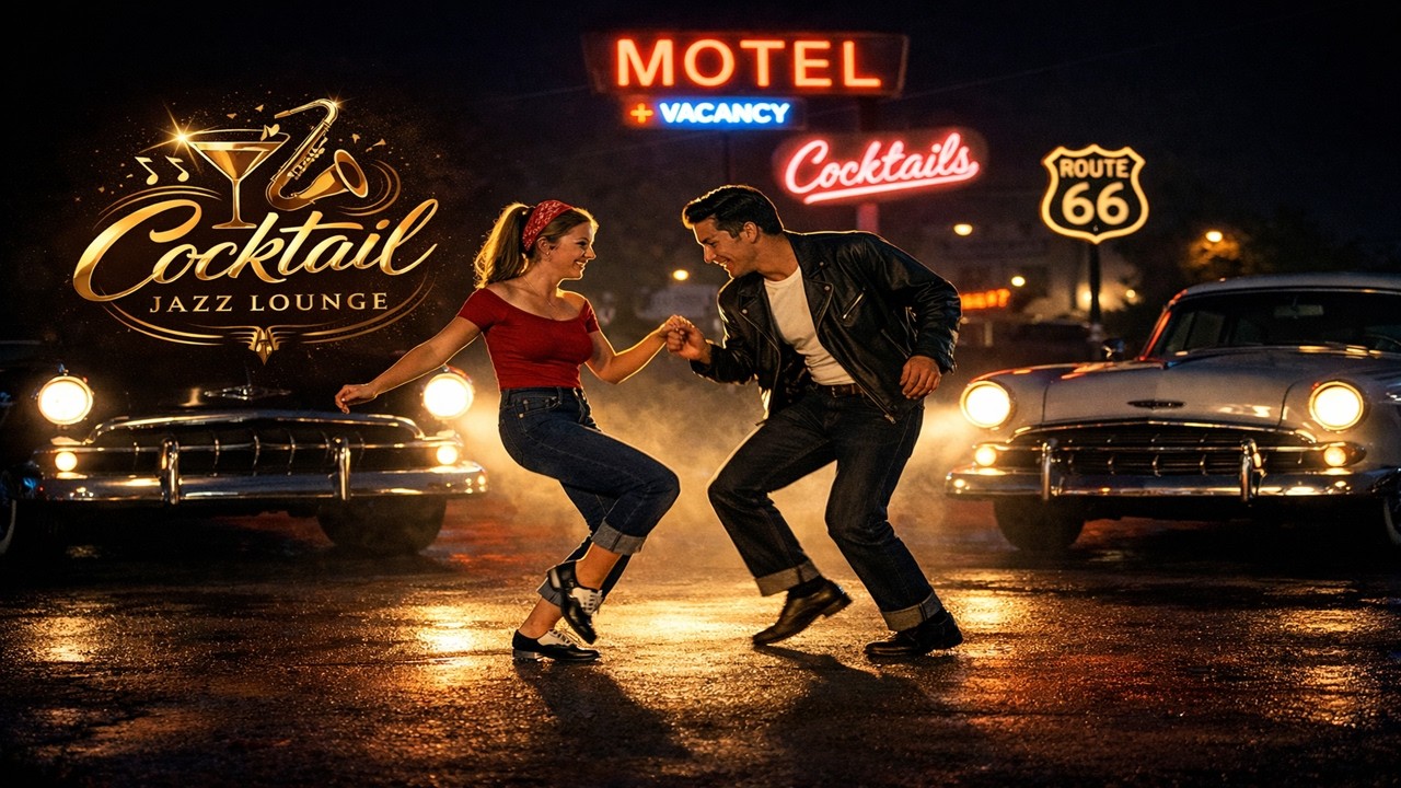Midnight parking lot