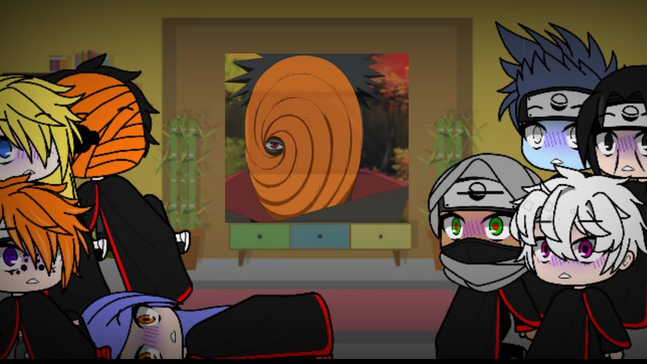 ×Akatsuki react a tobi revela seu Sharingan× (Naruto) *GC*