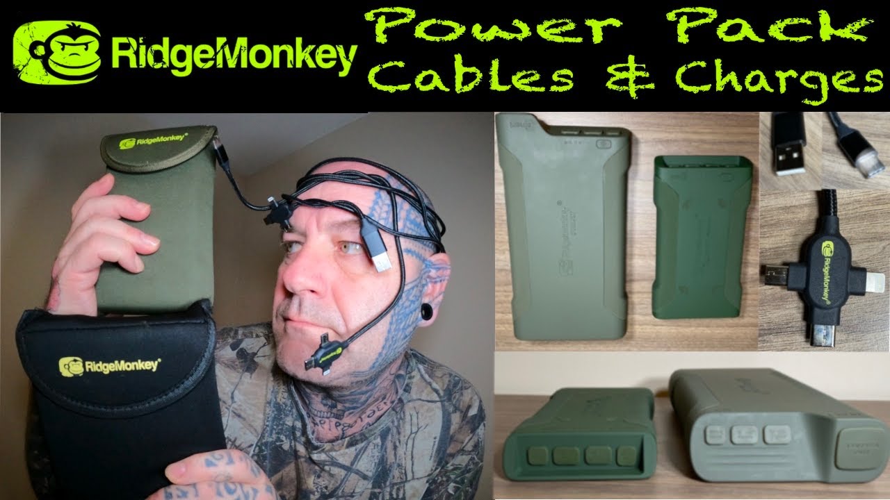 Ridgemonkey power pack & leads, test & review, carp fishing