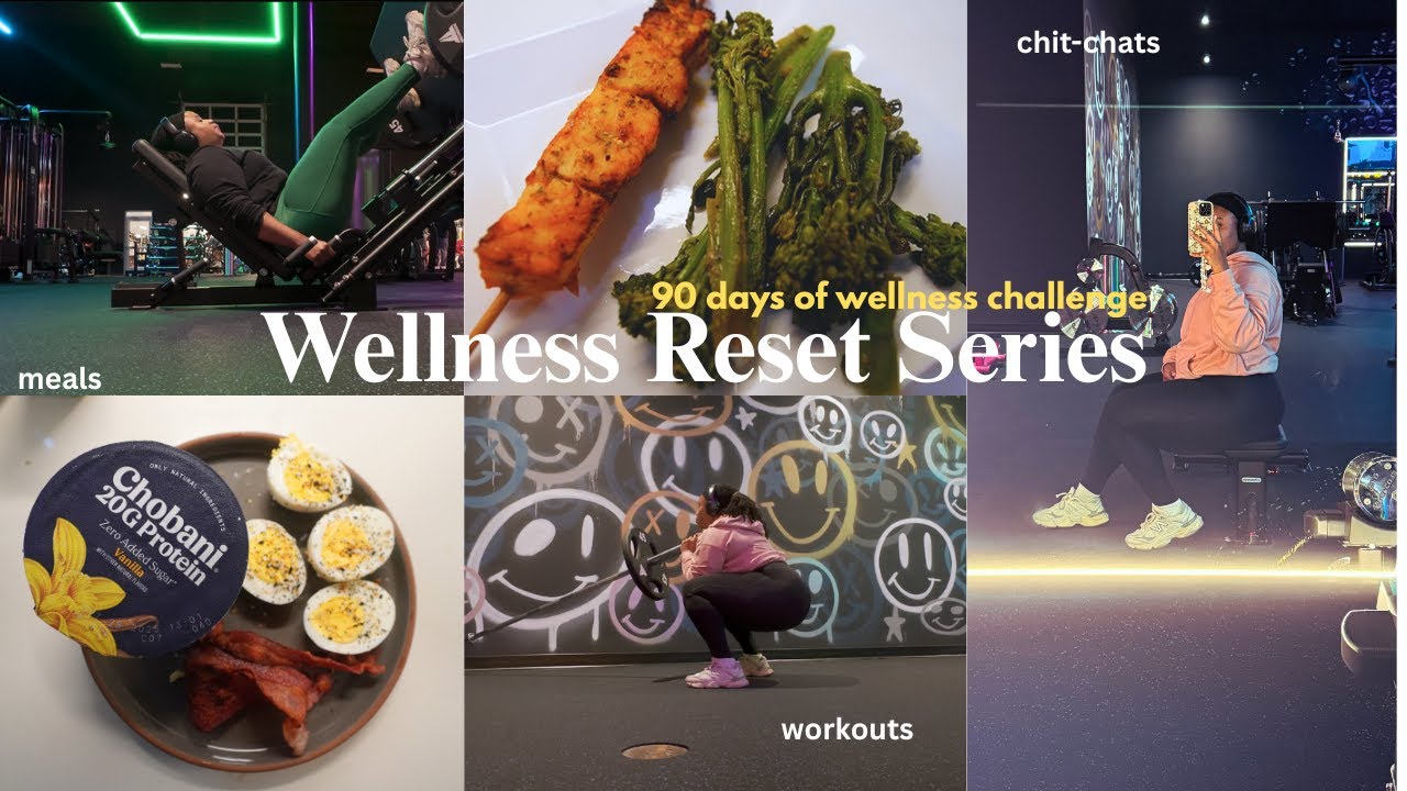 Wellness Reset Series | workouts, meals, new habits, 90 days of wellness, Weekly Vlog