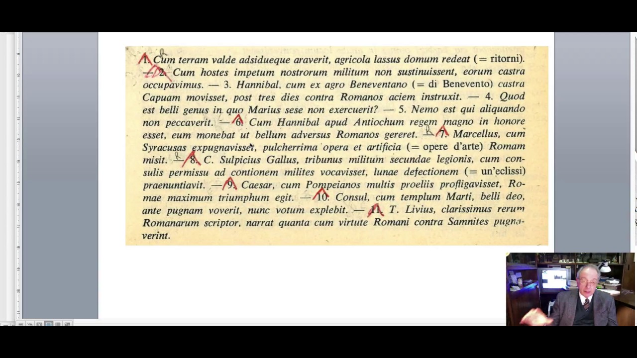 Latino da capo o da zero: Lectio XXX. Proposizioni infinitive.