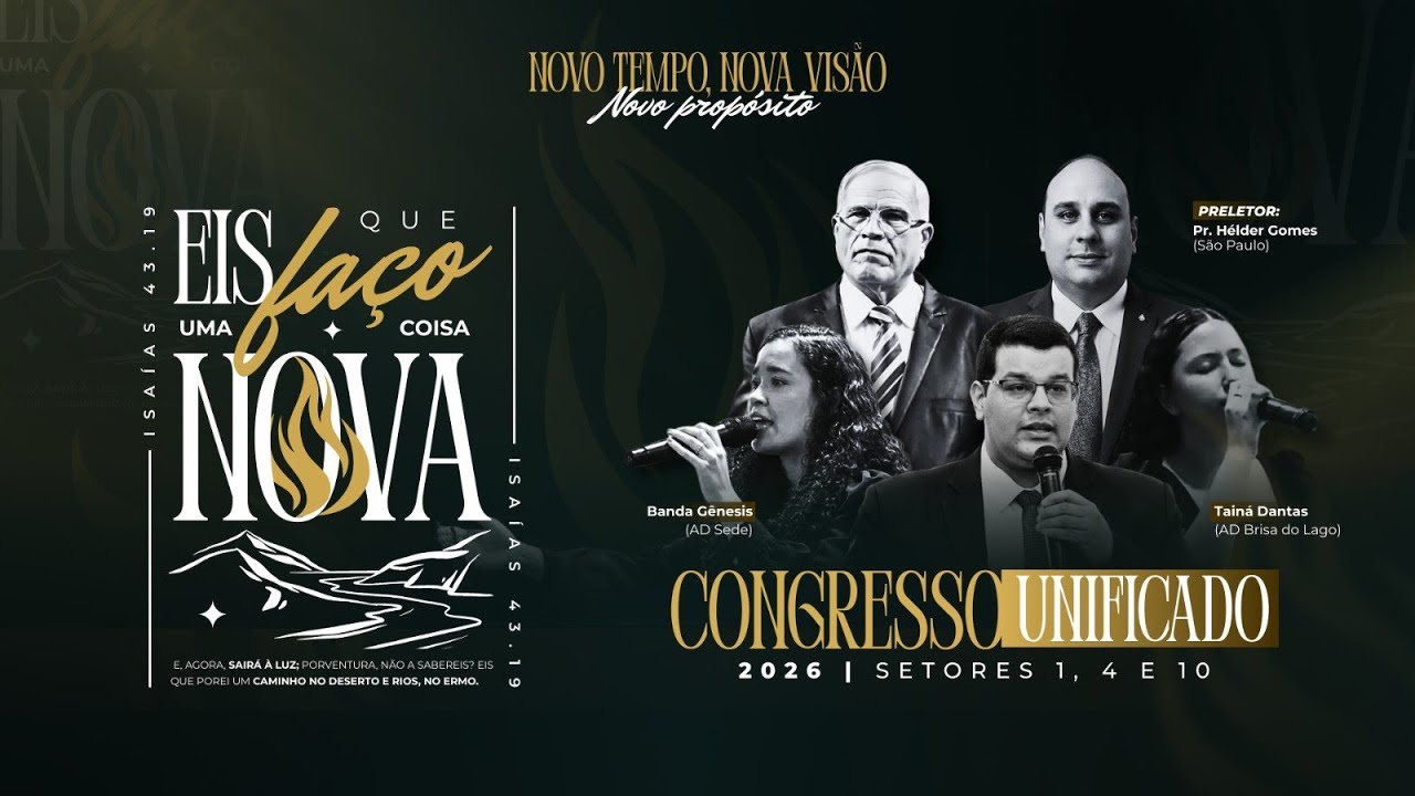 2° DIA | CONGRESSO UNIFICADO | PRELETOR HÉLDER GOMES AD SÃO PAULO | 15/02/2026