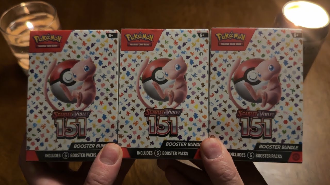 ASMR | More Pokémon 151 Booster Bundle Openings
