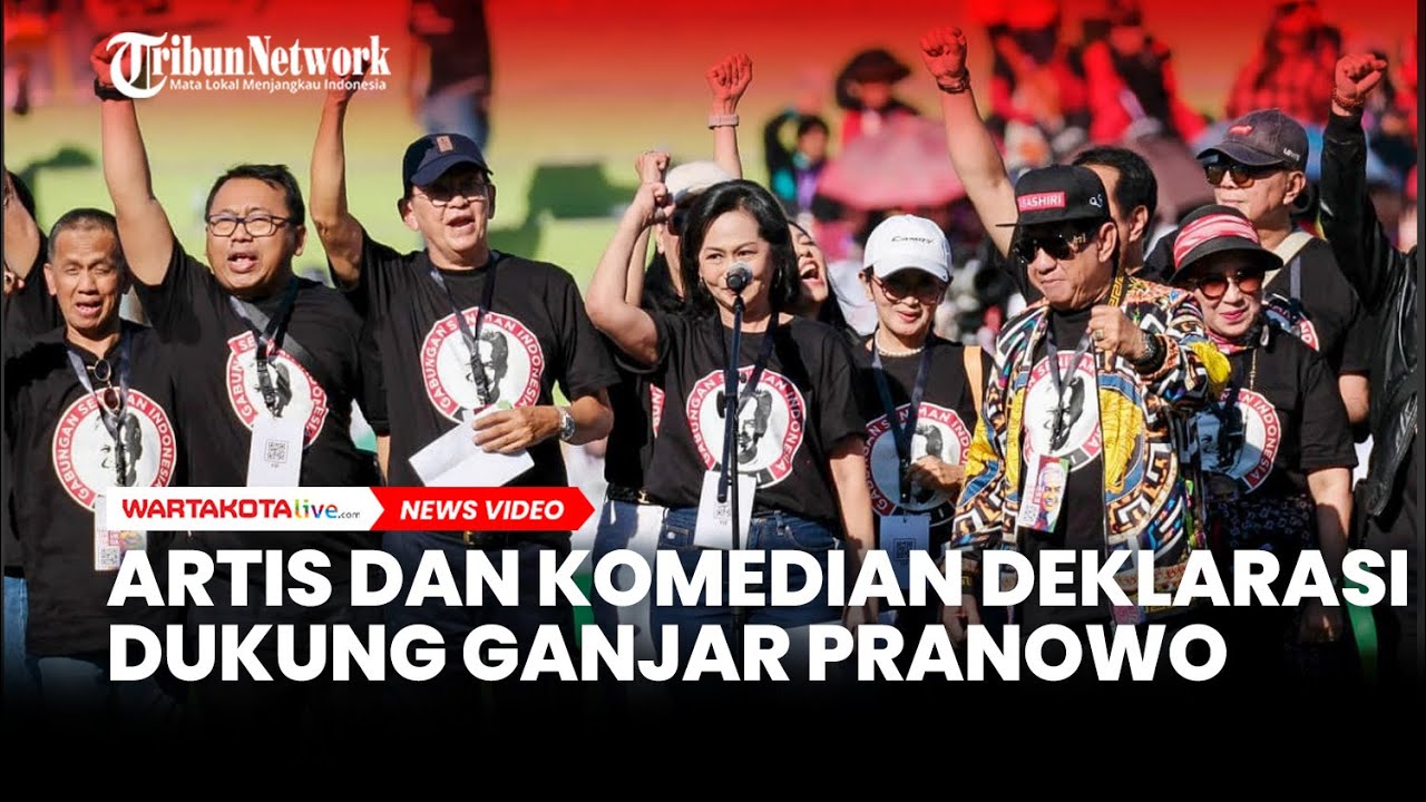 Sederet Artis, dari Roy Marten Hingga Personel Srimulat Deklarasi dukung Ganjar Pranowo