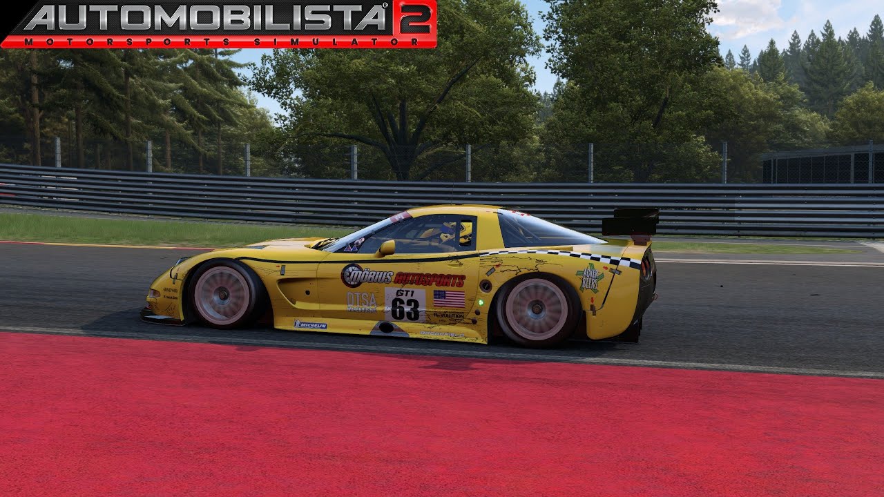 Automobilista 2 - Corvette C5.R Chase Cam - Spa-Francorchamps
