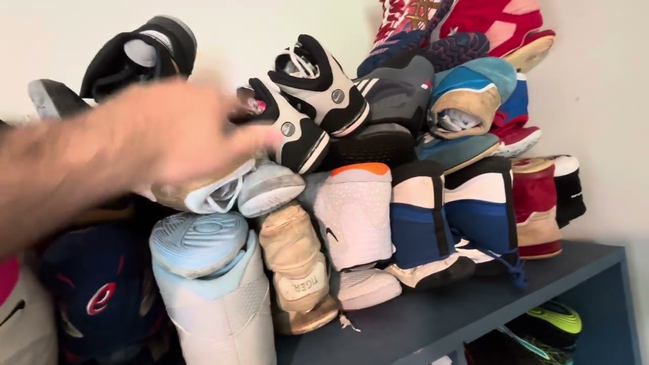 Biggest wrestling shoe collection of all time??