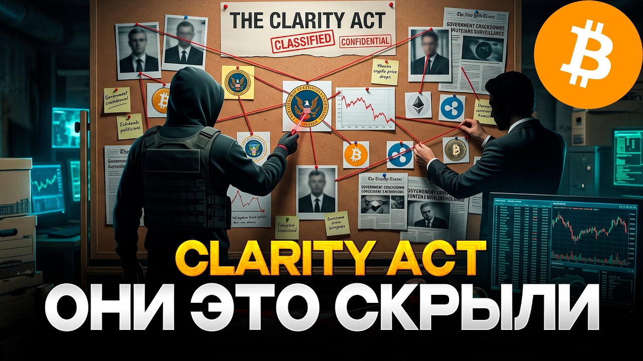 БИТКОИН ПРОГНОЗ: ГЛАВНОЕ ПРО CLARITY ACT ОТ НАС СКРЫЛИ?