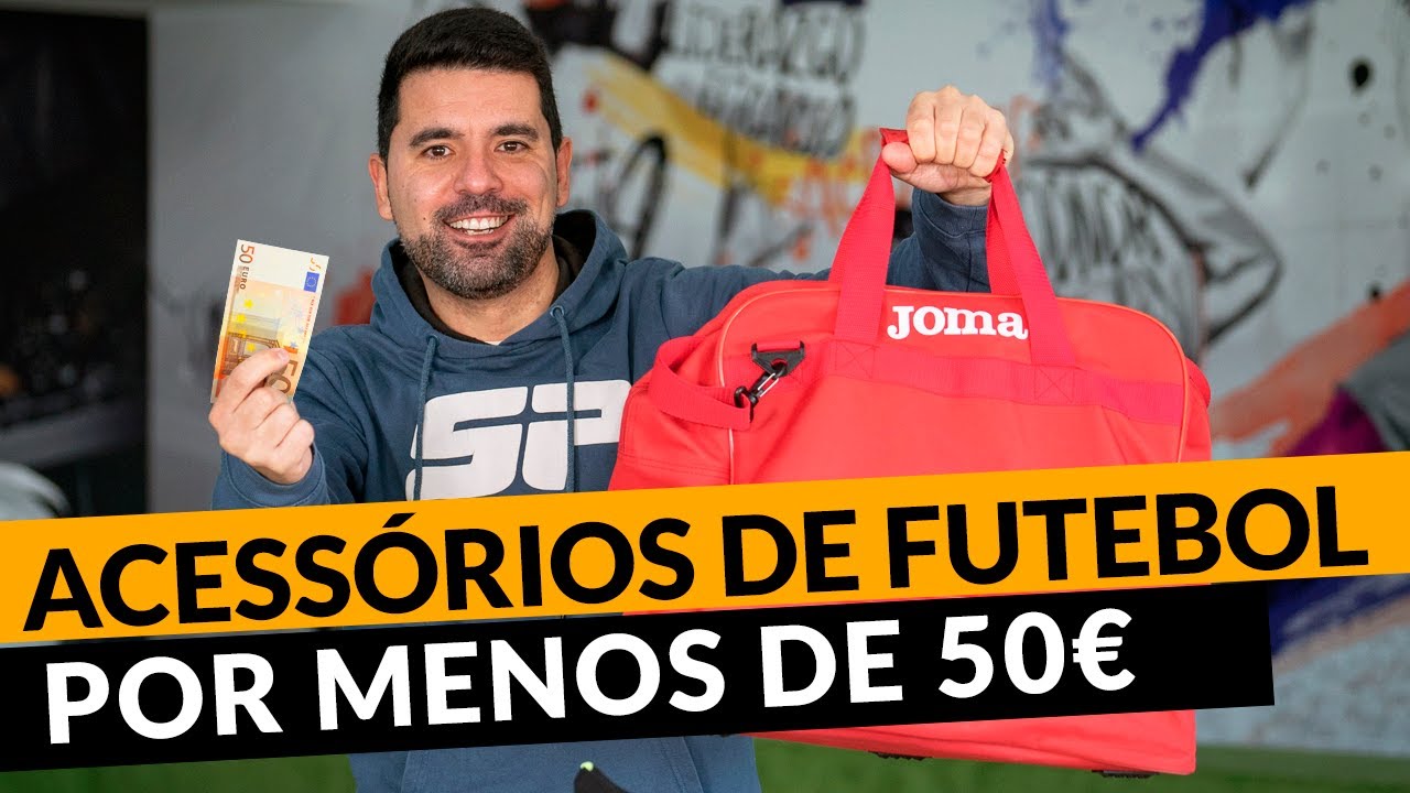 ENCHEMOS UM SACO DE DESPORTO COM APENAS 50€ | Acessórios de futebol para jogar como um PROFISSIONAL