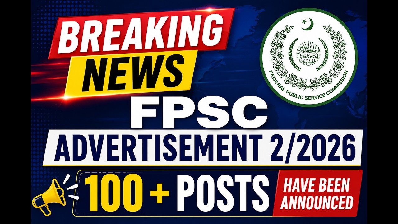 FPSC Advertisement No 2 2026 | Lecturer | Data Processing Assistants | Cabinet Division Jobs 2026
