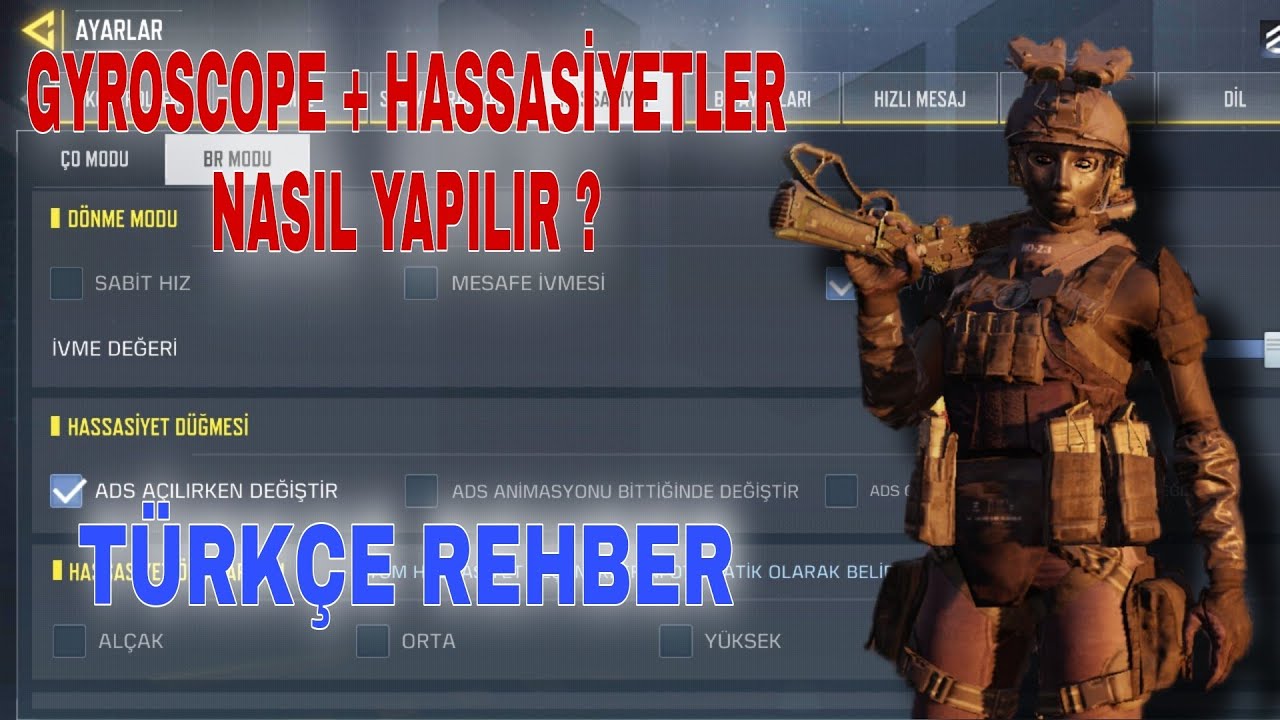 Call Of Duty Mobile En İyi Gyroscope + Hassasiyet Ayarları Nasıl Yapılır × TÜRKCE REHBER