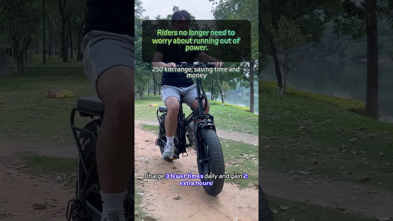 250KM Without Charging?! The Game-Changer E-Bike for Delivery Riders