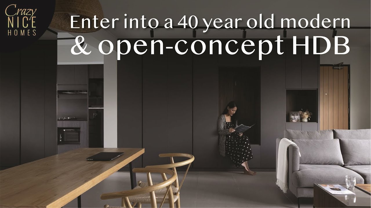 Open concept Mod Chic 4-Rm Resale HDB with HUGE walk-in wardrobe