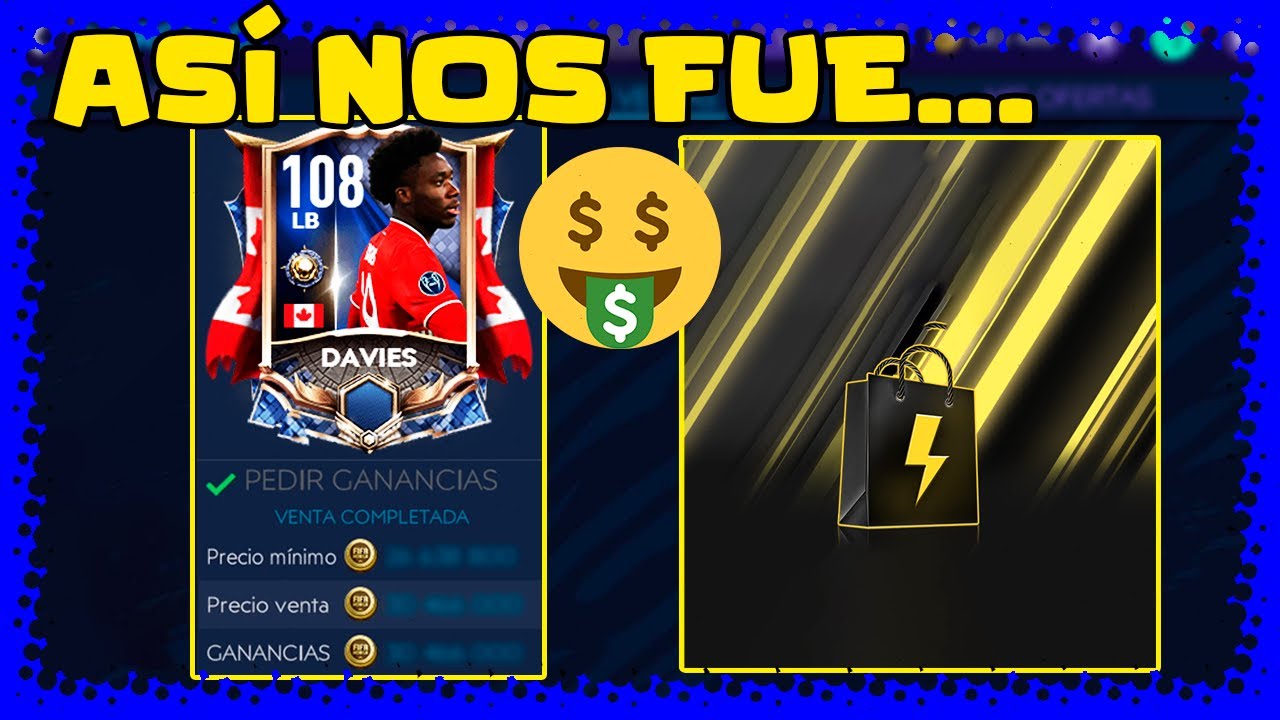 Venta millonaria de Davies 108 + Venta rel&aacute;mpago | Fifa Mobile 21