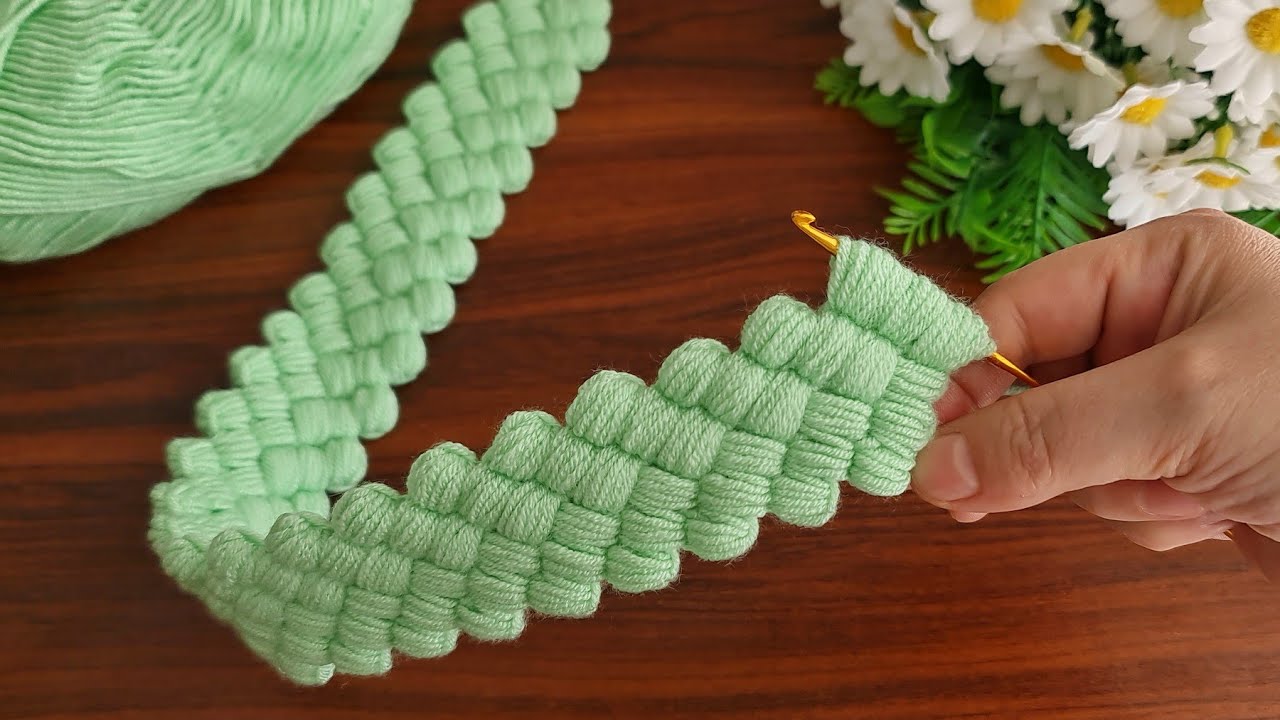 Wow!. 😇 Amazing!. sell as many as you can weave.Tunisian Crochet. Gorgeous hairband.Belt, bag handle