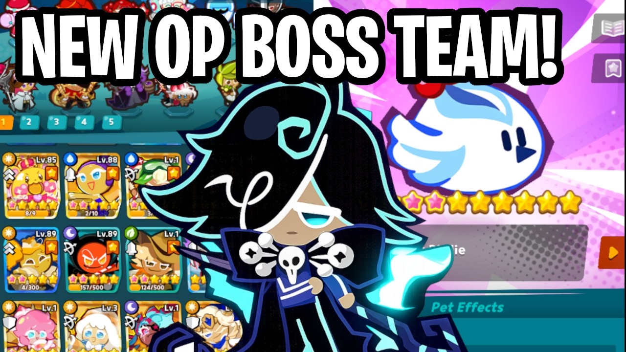 NEW GingerCraven & HARD Boss Team! INSANELY TANKY SETUP! [Cookie Run Crumble]