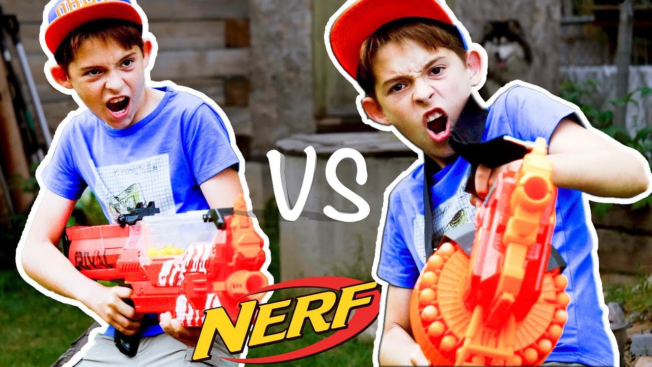 Нерф bitwa miotacze gigant&oacute;w nowy Райвл Nemesis i Мастадон МасNerf Rival Nemesis vs Mega Mastadon