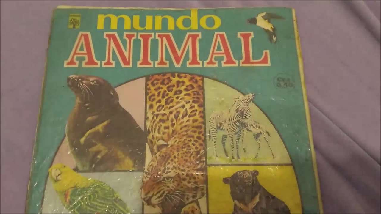 Álbum de Figurinhas - Mundo Animal - 1976
