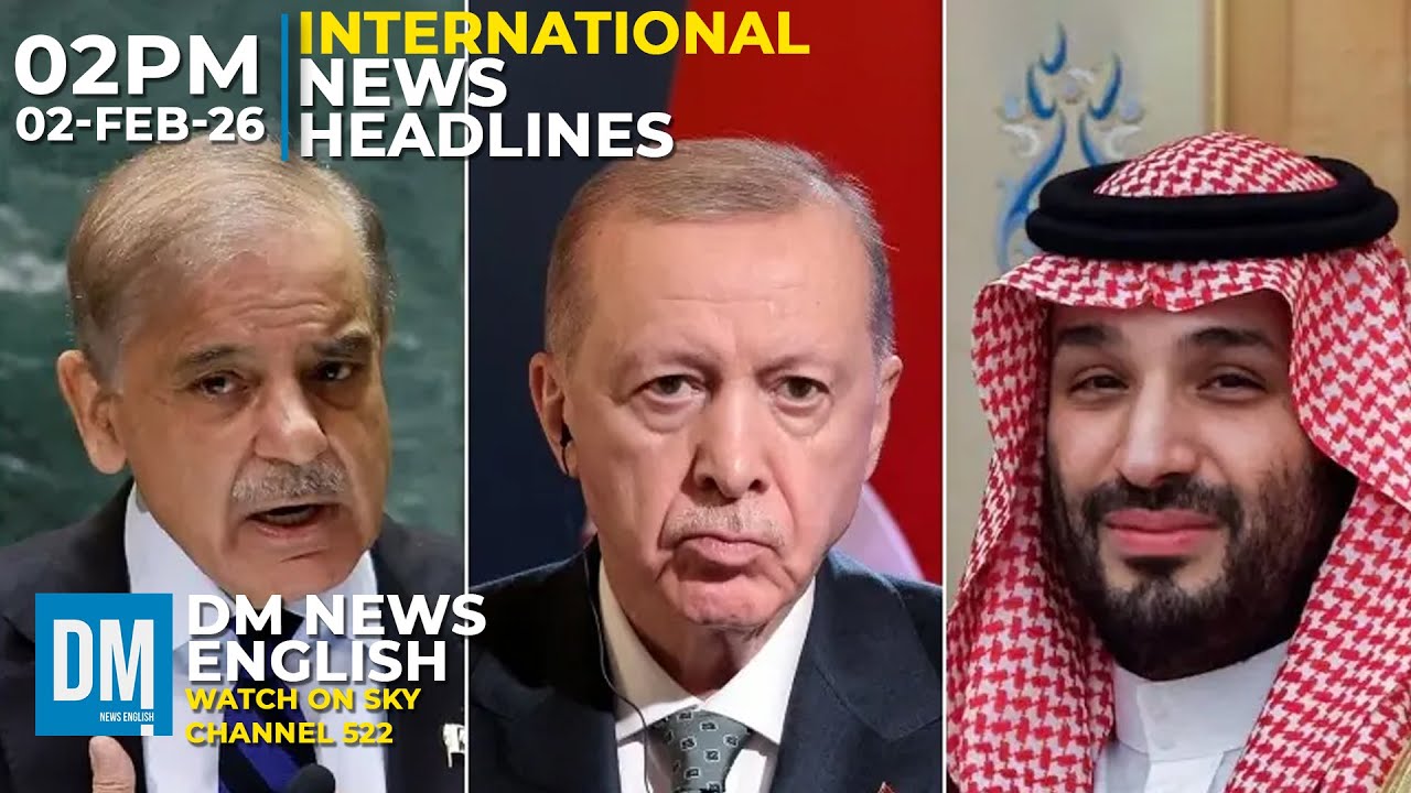 2PM News Headlines | Saudi Arabia Rejects Turkey role in Pakistan Defense Pact | 02-Feb-26 | Sky 522