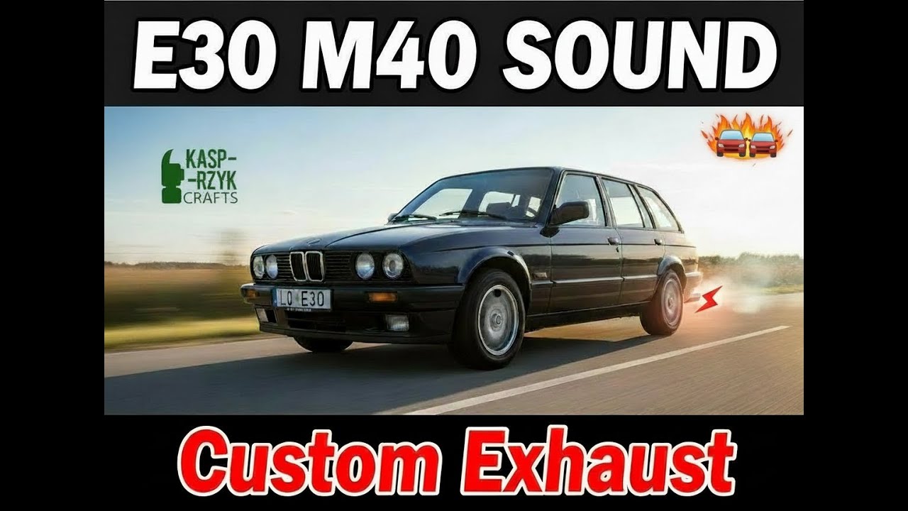 🔥 E30 SOUND M40 + Custom Exhaust | BMW 318i
