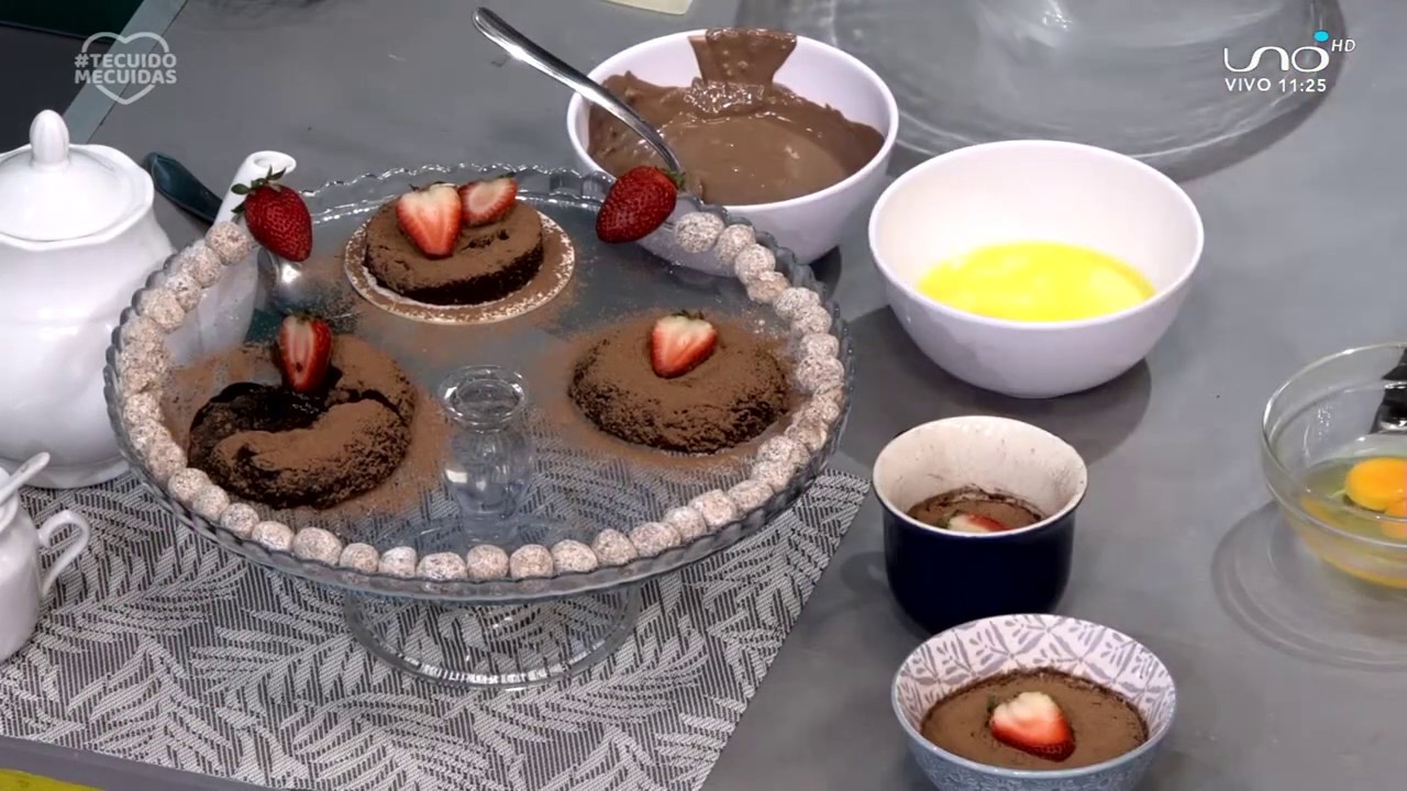 Volcán de chocolate - Cocinero Alejandro Serrate