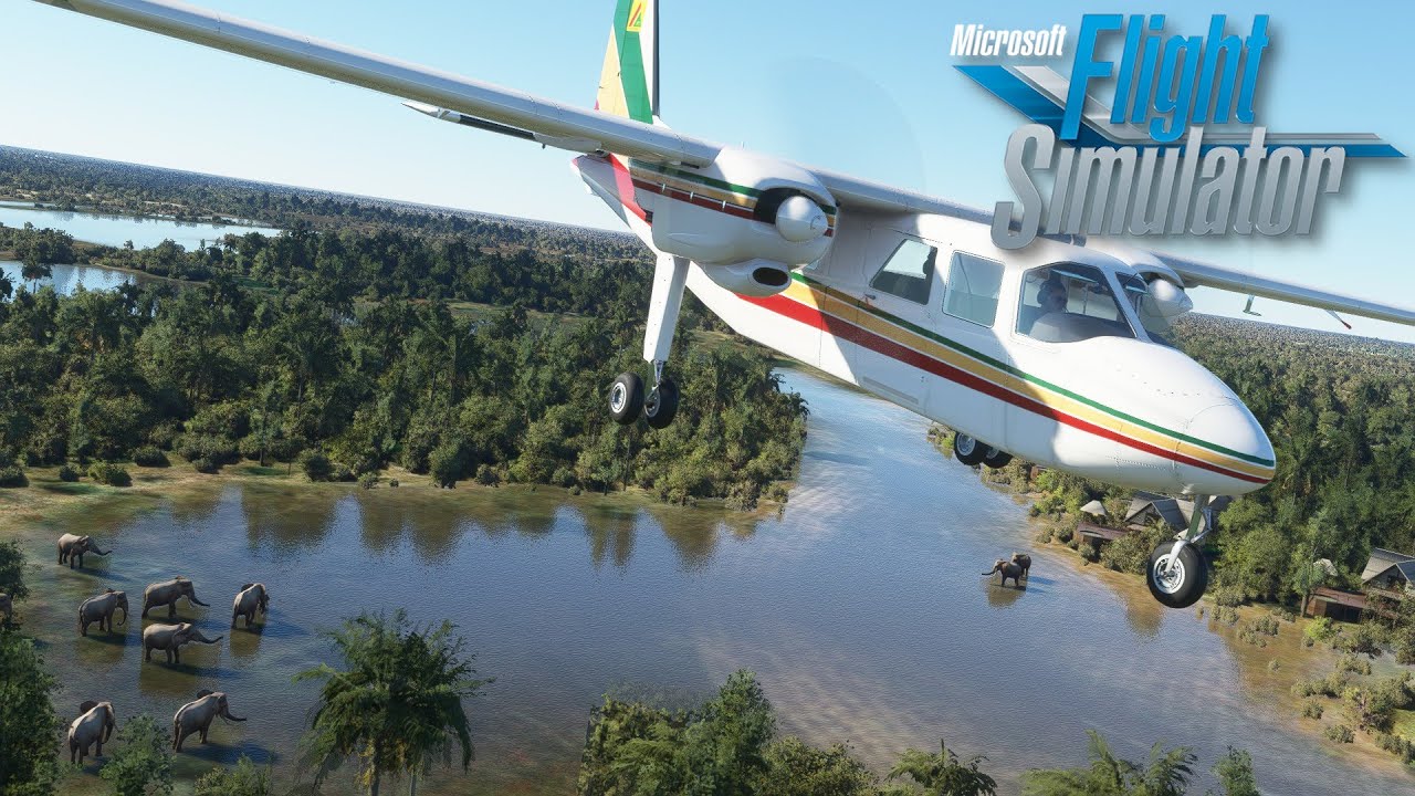 Bush Flying In The Okavango Delta - MSFS 2020