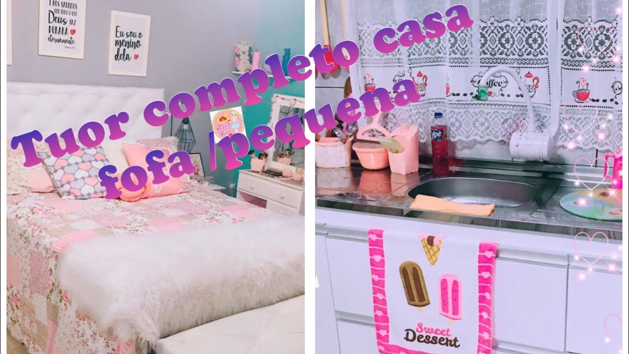 TOUR COMPLETO PELA MINHA CASA PEQUENA e FOFA #tuor #minhaRealidade